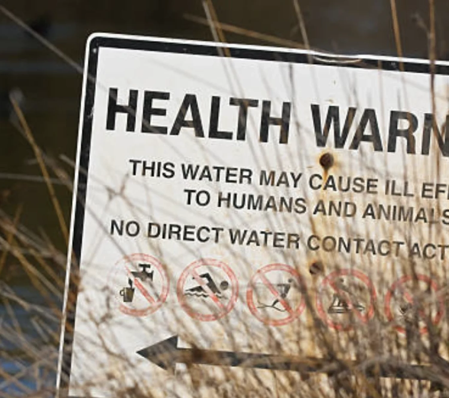 Treated polluted water · Water technology